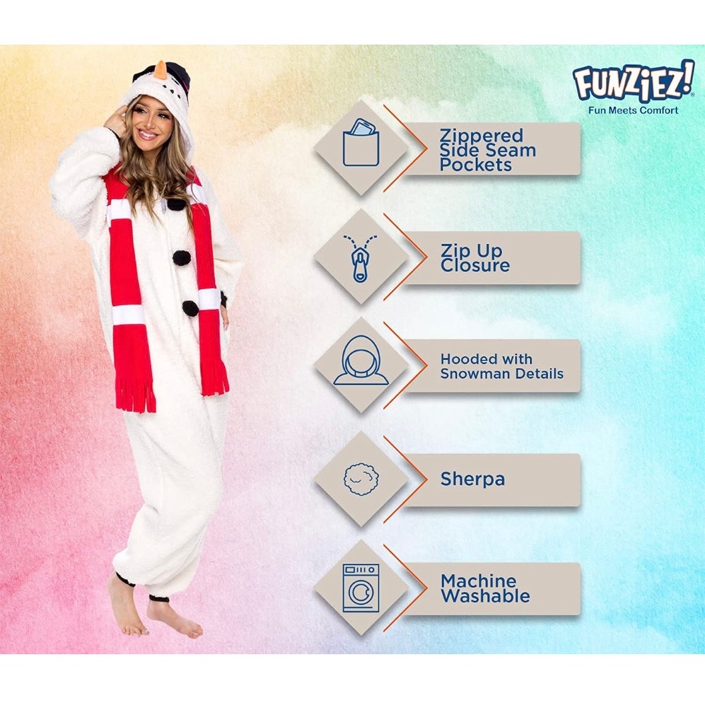 NEW snowman onesie S